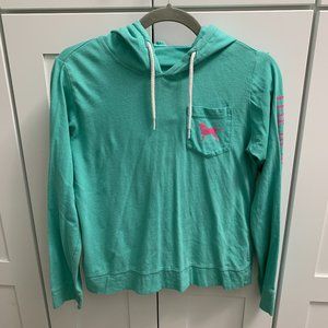 The Black Dog Long Sleeve Hoodie Tee Women